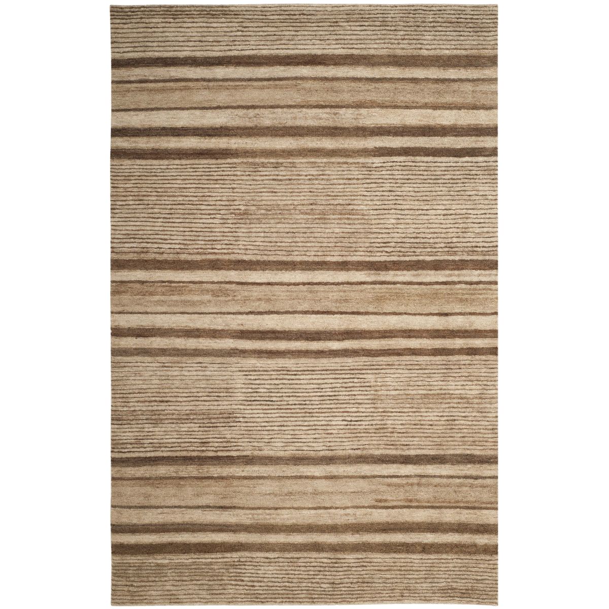 Ralph Lauren Trade Route Stripe Rug, RLR5118 - Tobacco