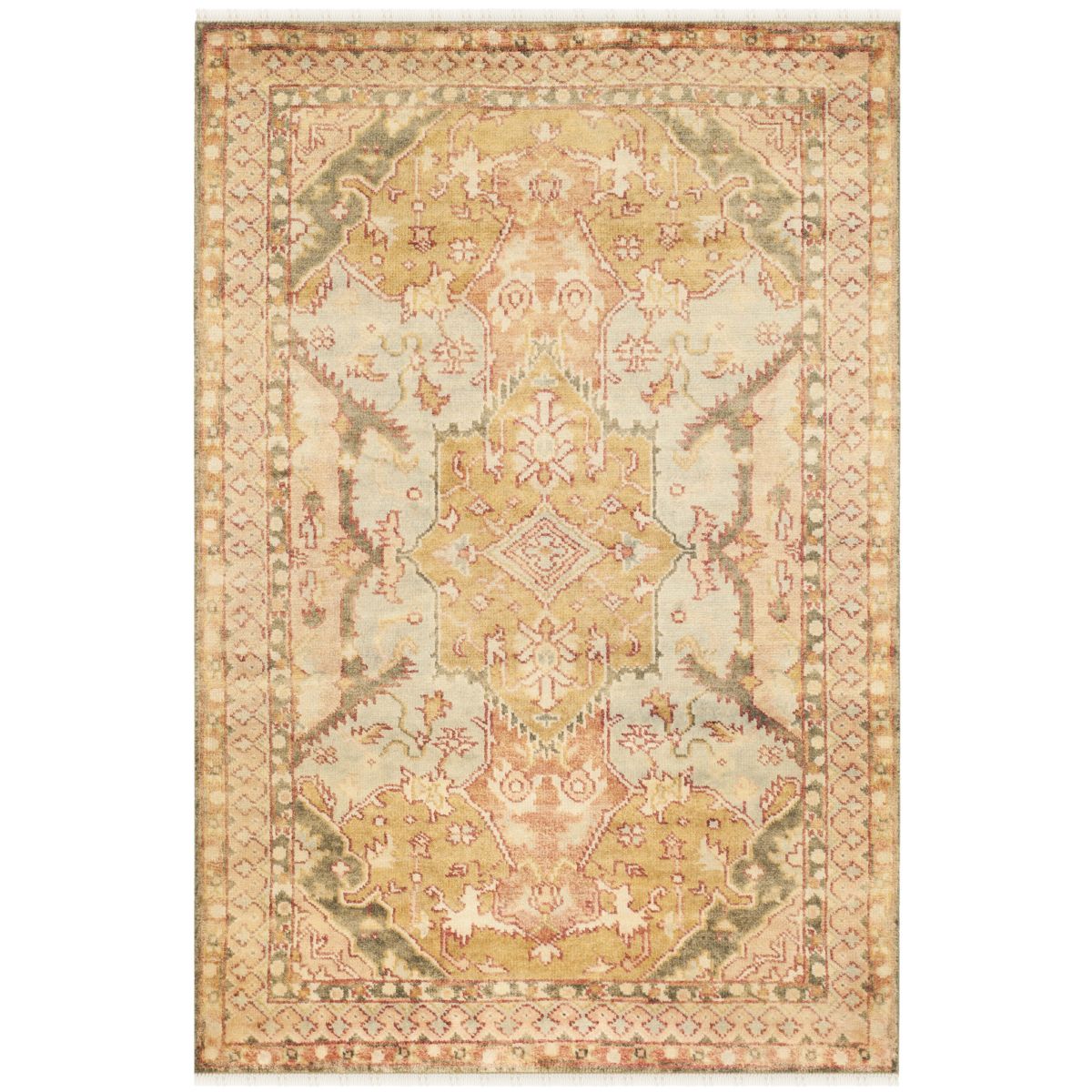 Ralph Lauren Reynolds Rug, RLR6935 - Summer Melon