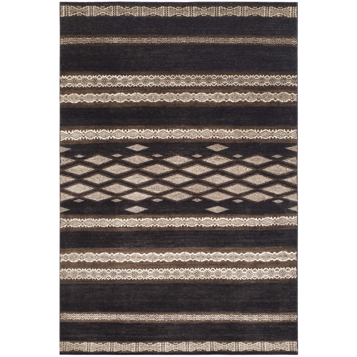 Ralph Lauren Nairobi Stripe Rug, RLR7731 - Safari Brown