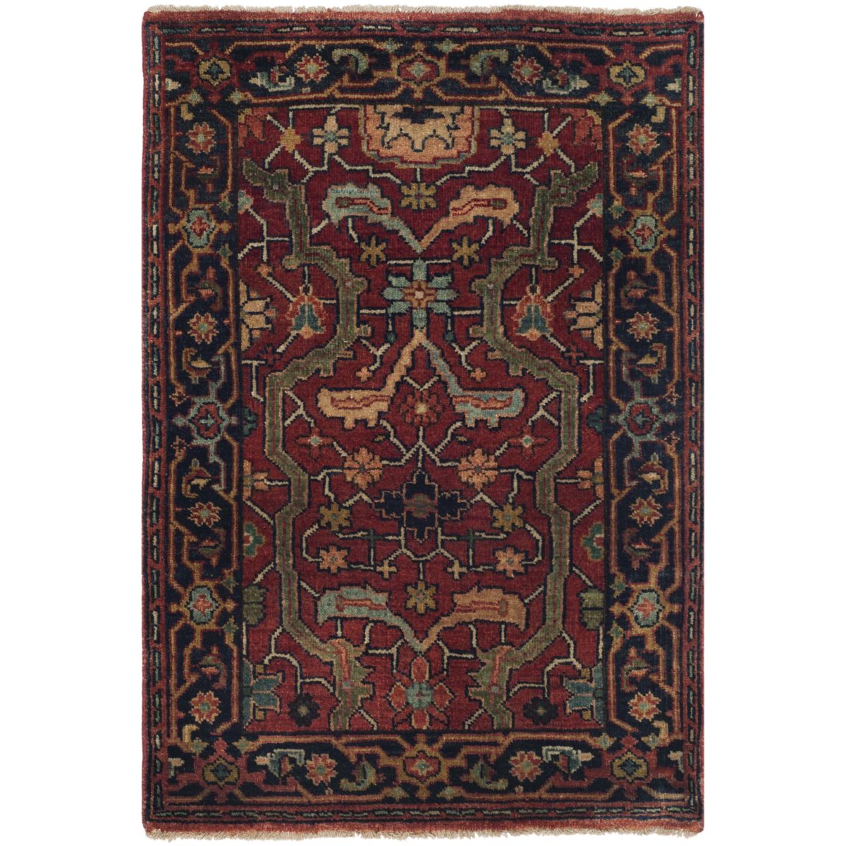 Ralph Lauren Richmond Rug, RLR9551 - Vintage Red