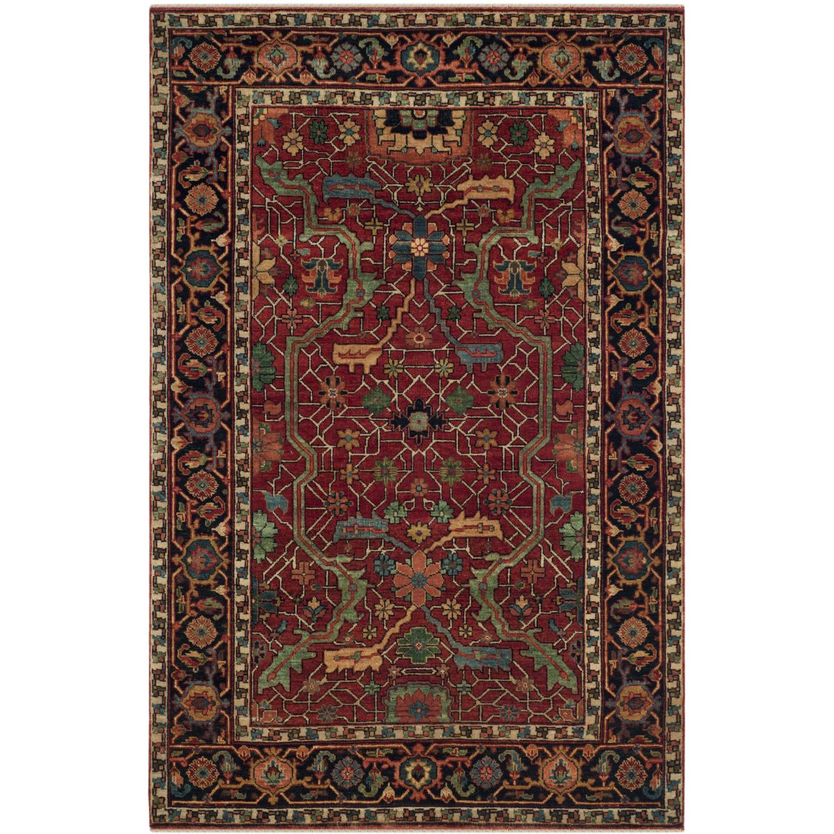 Ralph Lauren Richmond Rug, RLR9551 - Vintage Red