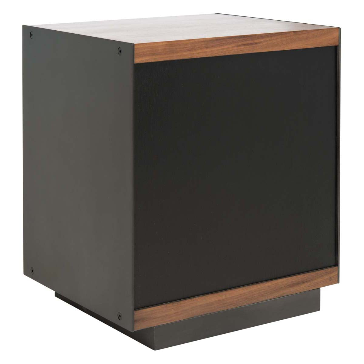 Safavieh Couture Lawrence 1 Drawer Nightstand - Walnut