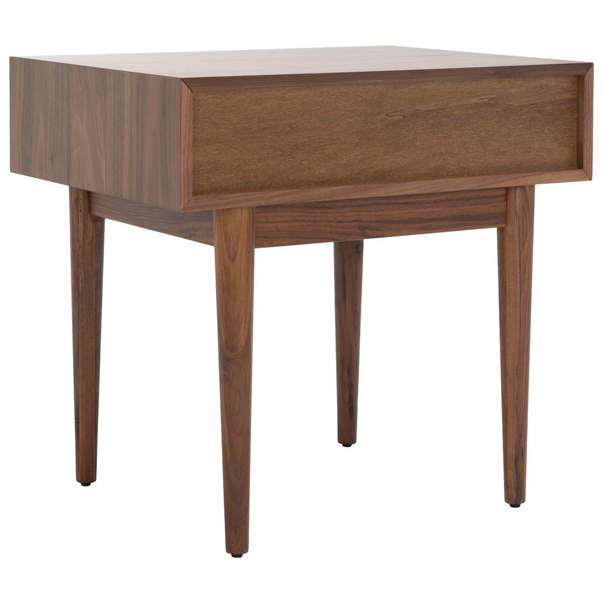 Safavieh Couture Ever 1 Drawer Nightstand - Walnut