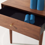 Safavieh Couture Ever 1 Drawer Nightstand - Walnut