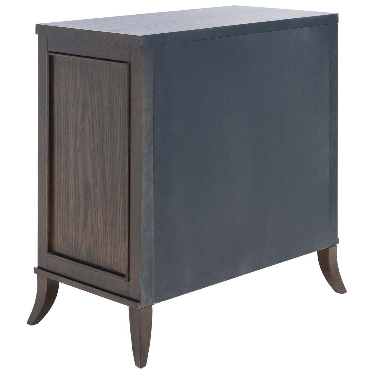 Safavieh Couture Tobias 3 Drawer Nightstand - Dark Walnut