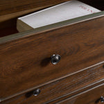 Safavieh Couture Tobias 3 Drawer Nightstand - Dark Walnut