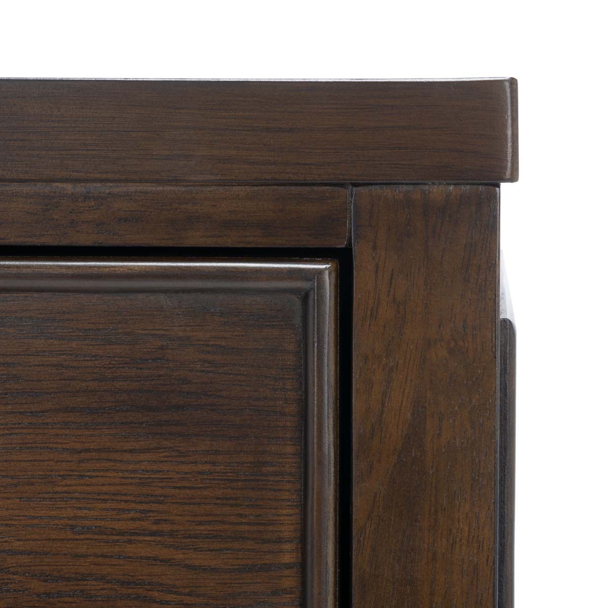 Safavieh Couture Tobias 3 Drawer Nightstand - Dark Walnut