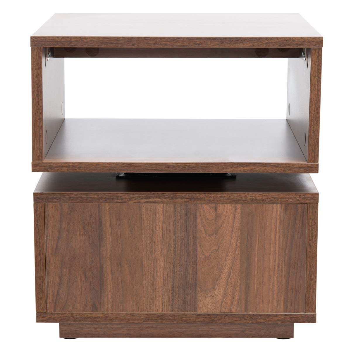 Safavieh Couture Avia Square Accent Table - Walnut