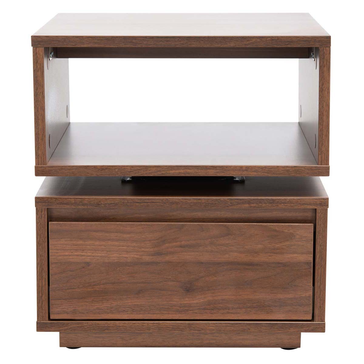 Safavieh Couture Avia Square Accent Table - Walnut