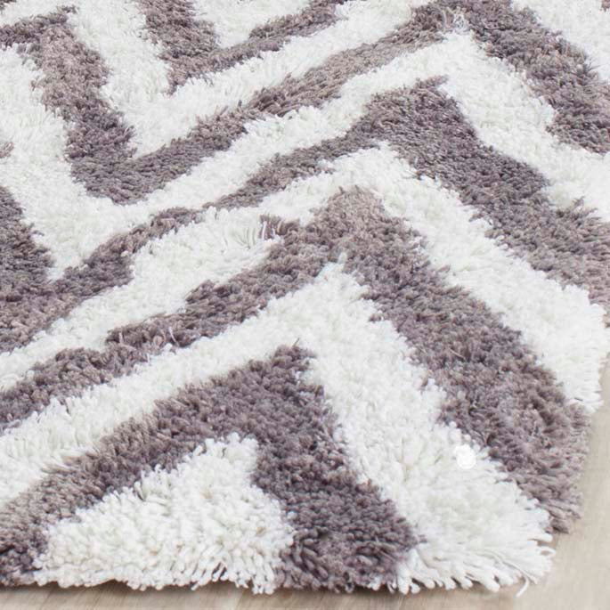 Safavieh Shag 50 Rug, SG250 - Ivory / Grey