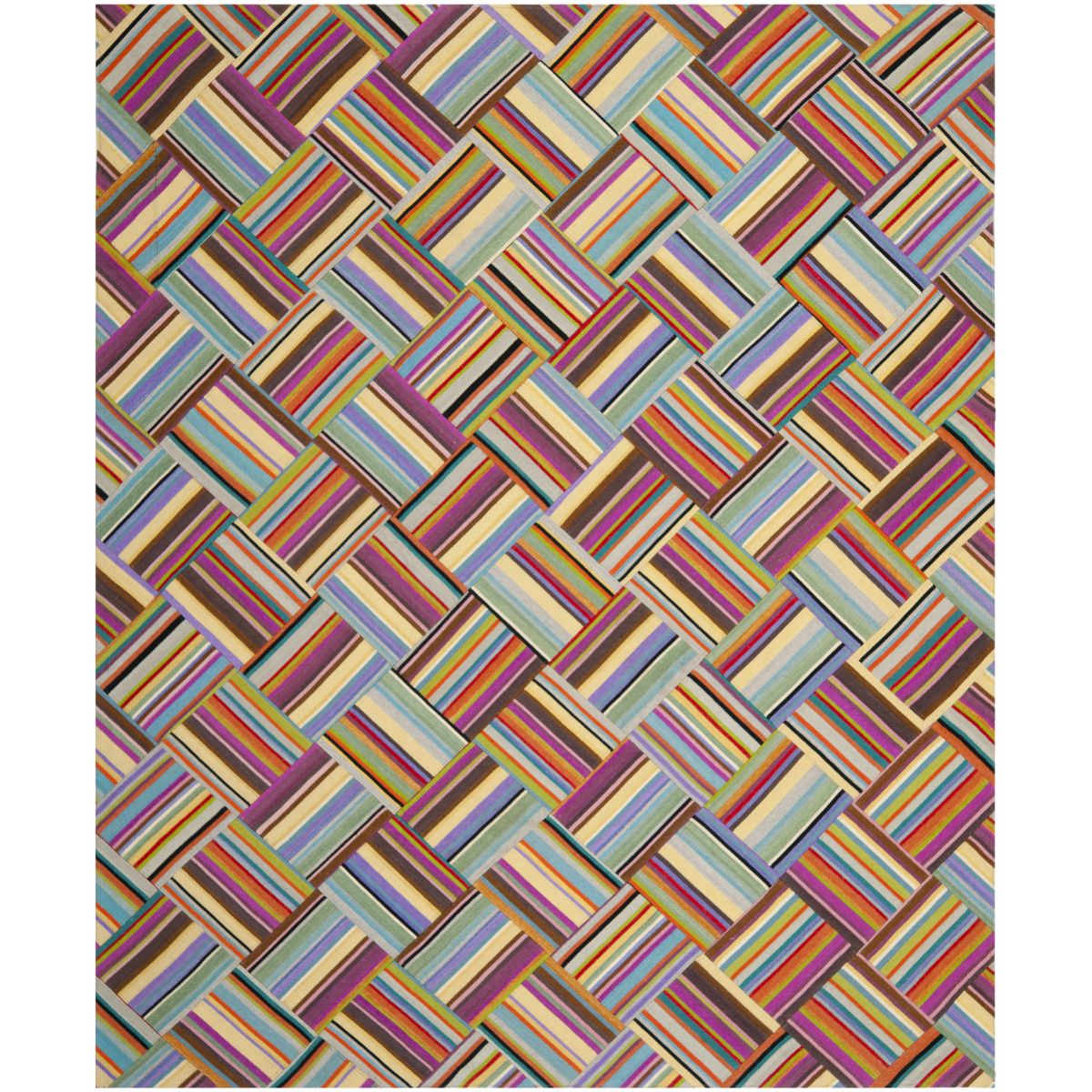 Safavieh Straw Patch 150 Rug, STP150 - Pink / Multi