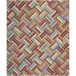 Safavieh Straw Patch 150 Rug, STP150 - Pink / Multi