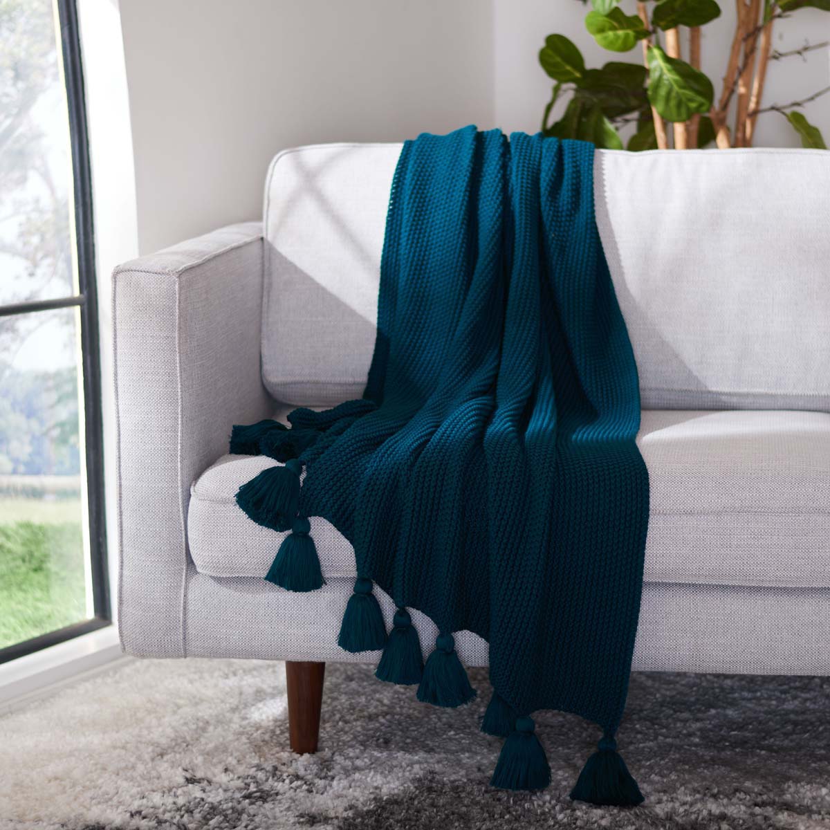 Safavieh Adelie Throw , THR237 - Turquoise