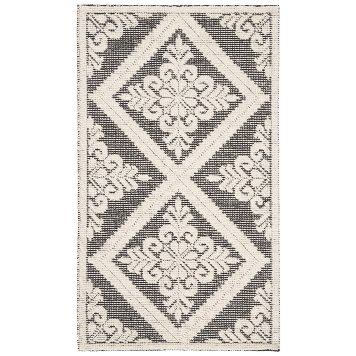 Safavieh Vermont 306 Rug, VRM306 - Ivory / Black