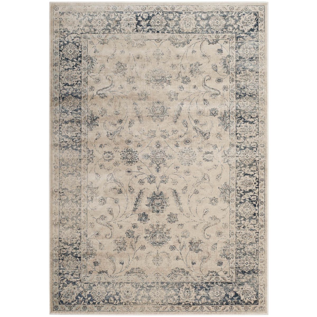 Safavieh Vintage 120 Rug, VTG120 - Stone / Blue