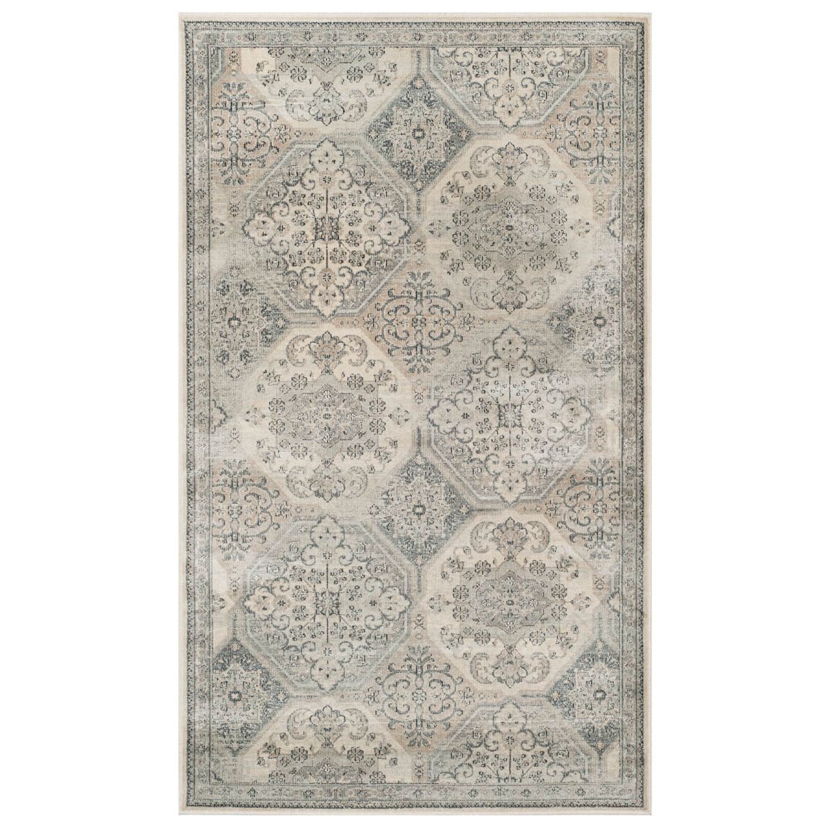 Safavieh Vintage 128 Rug, VTG128 - Cream / Blue