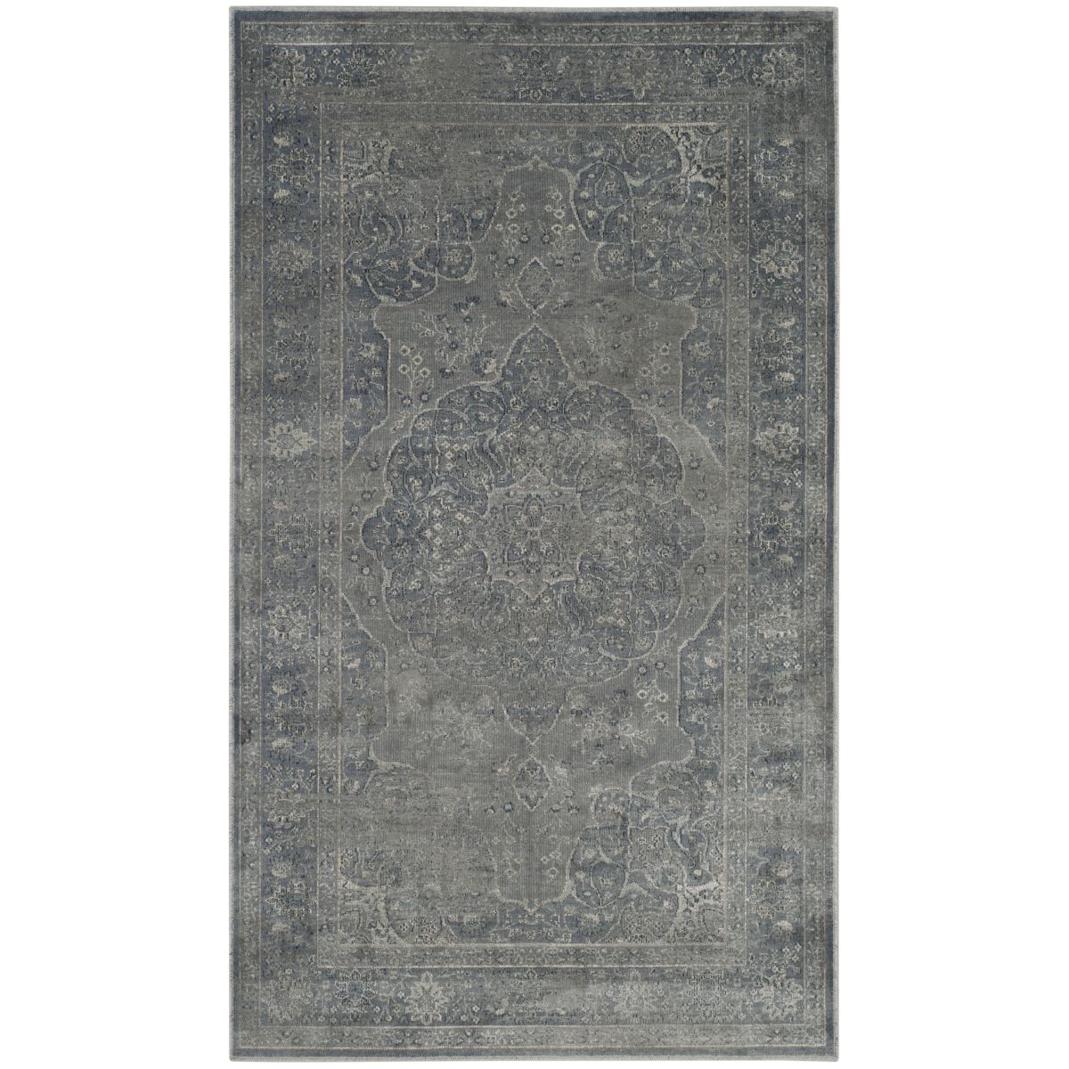 Safavieh Vintage 158 Rug, VTG158 - Light Blue / Light Grey