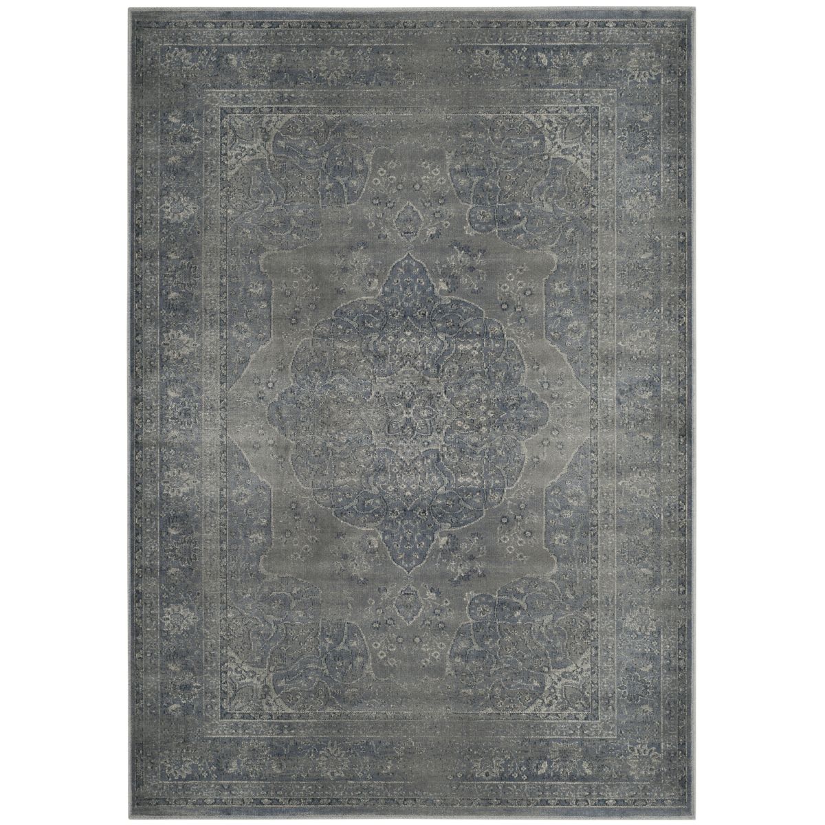 Safavieh Vintage 158 Rug, VTG158 - Light Blue / Light Grey